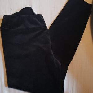 No Boundries Velour Black Leggings